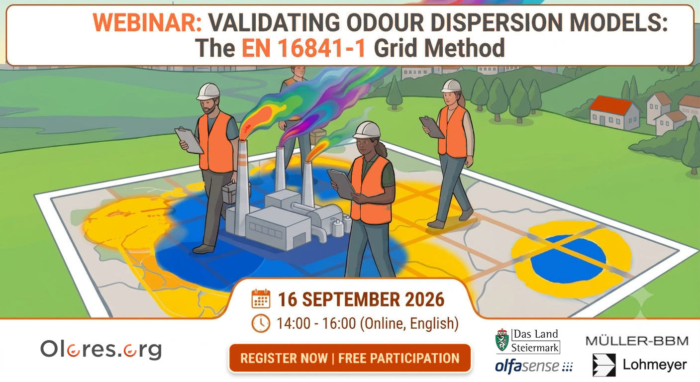 Online Webinar: The challenge of validating Odour Dispersion models with the Grid Method. 