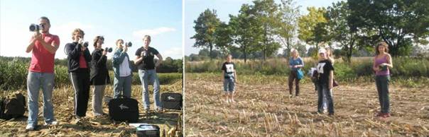 Field olfactometry and Field pannels