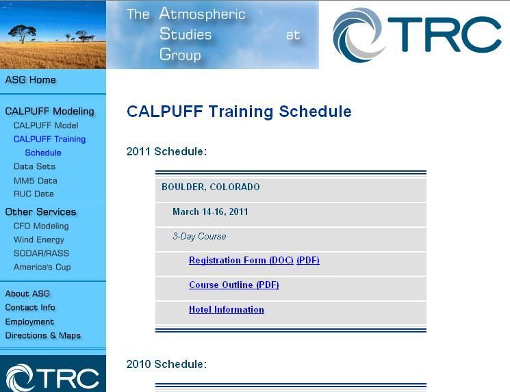 TRC training course