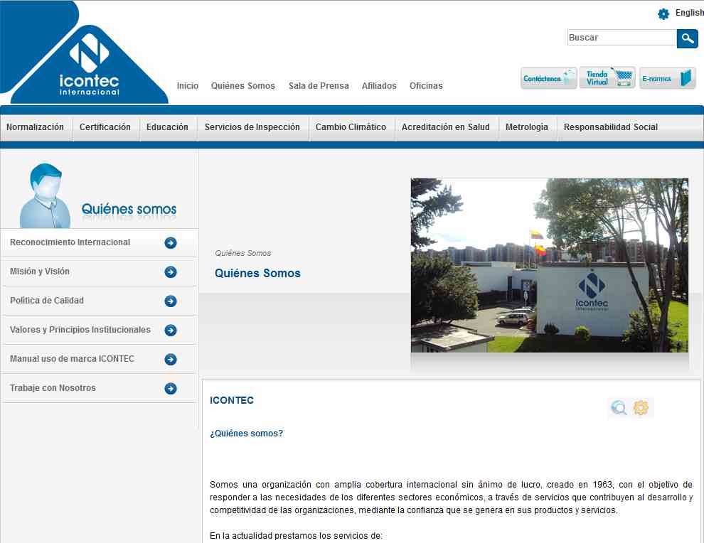 ICONTEC website
