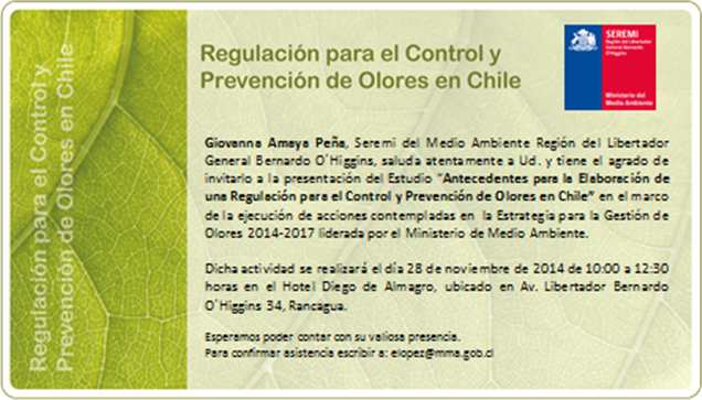 invitation to the event