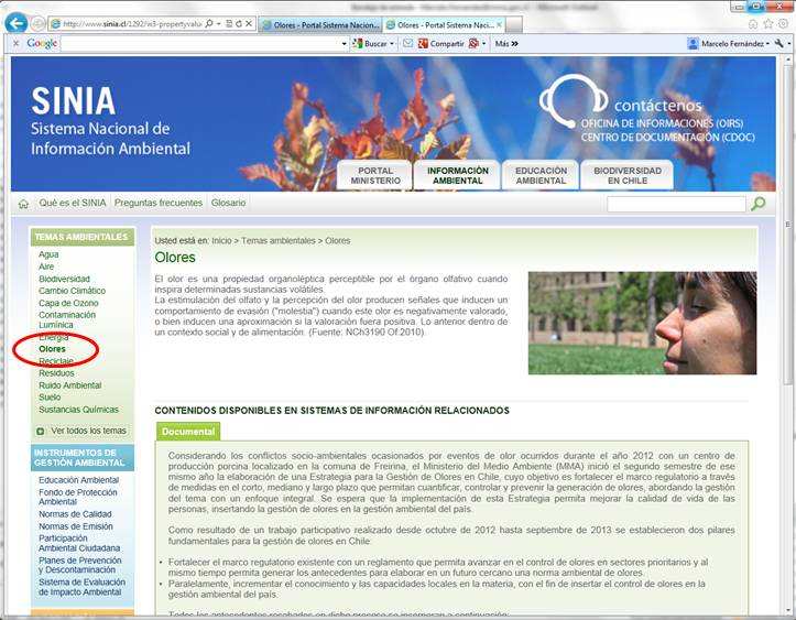 sinia olores