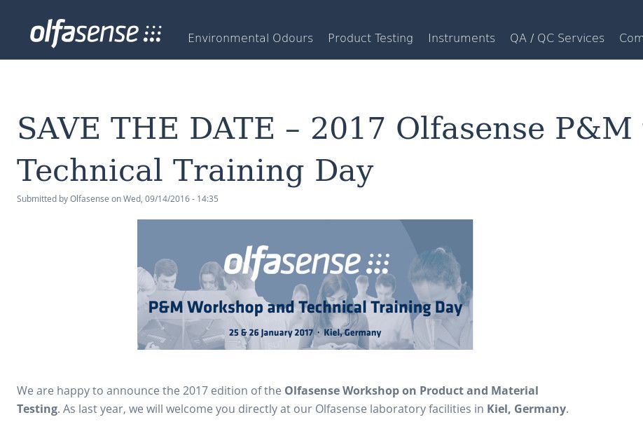 olfasense odour Day