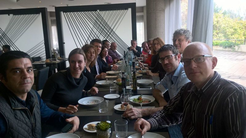 WG2 lunch break in Barcelona