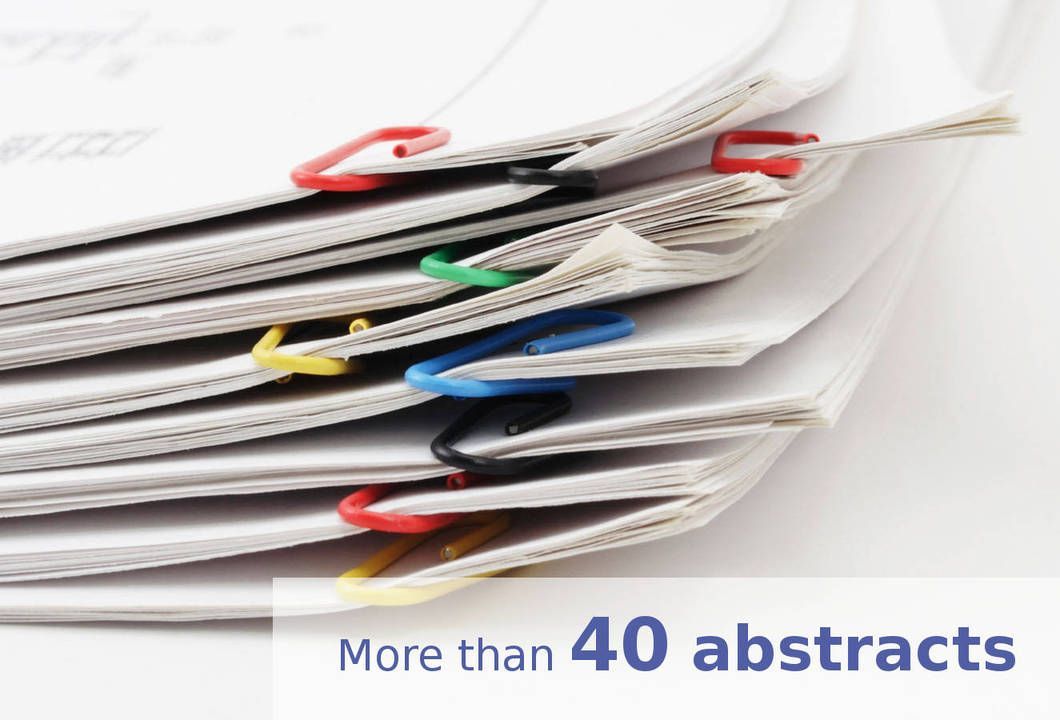 more than 40 abstracts