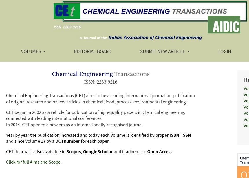 CET journal volume 85 odour management
